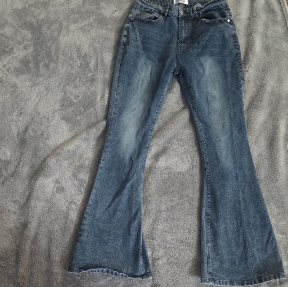 BAMBOO Classic Blue Flare Jeans